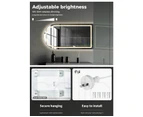 Emitto Arch Wall Mirror  LED Lighted Anti-fog Bathroom Mirrors Makeup 60x100cm