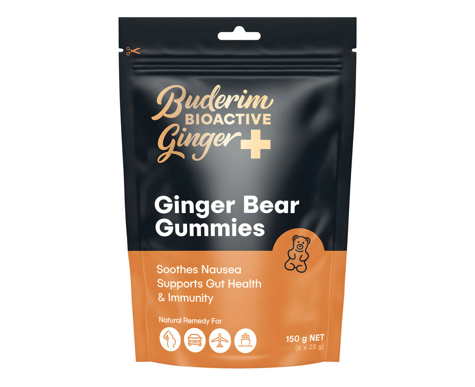 Bioactive Ginger+ Gummie Bears 150g