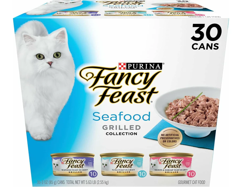 FANCY FEAST Classic Grilled Seafood 30x85g