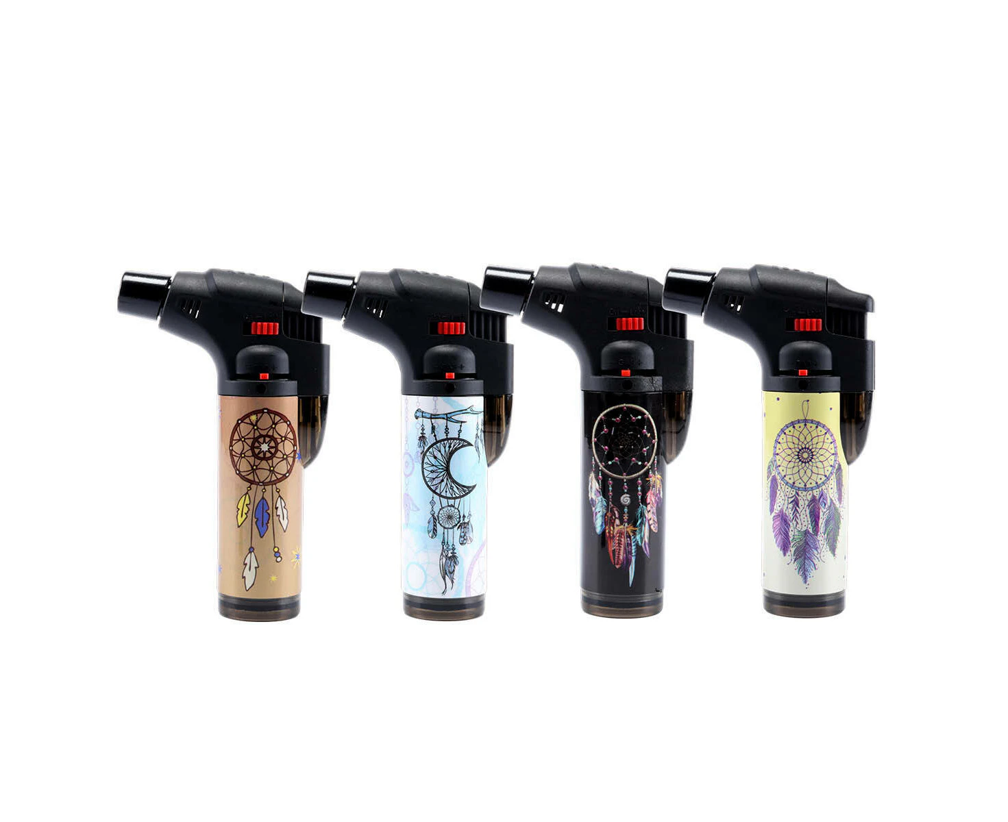 Home Master 4PCE Blow Torch Lighter Refillable Safety Lock Dreamcatchers