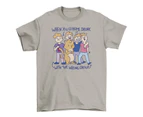 Funny Drunk Friends and Cats T-Shirt Design for Men and Women T-Shirt - Clear