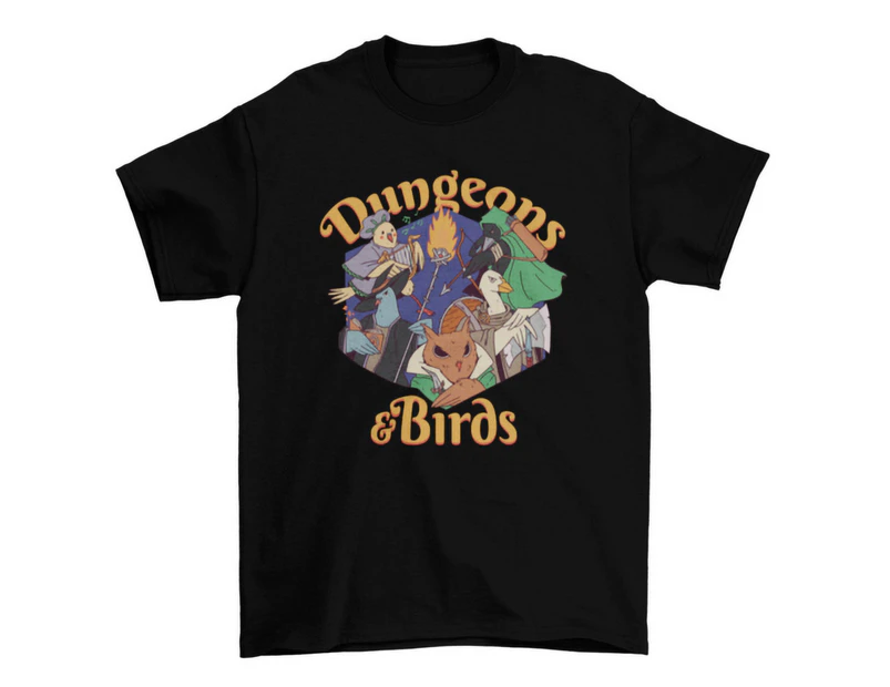 Funny Dungeons and Birds Costume T-Shirt - Clear