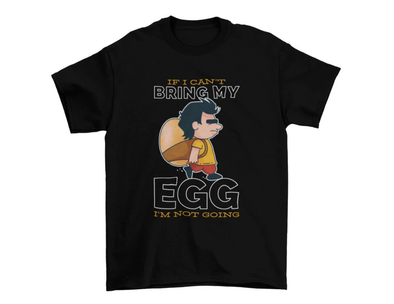 Funny Egg Pun Graphic Tee Shirt for Men and Women T-Shirt - Clear
