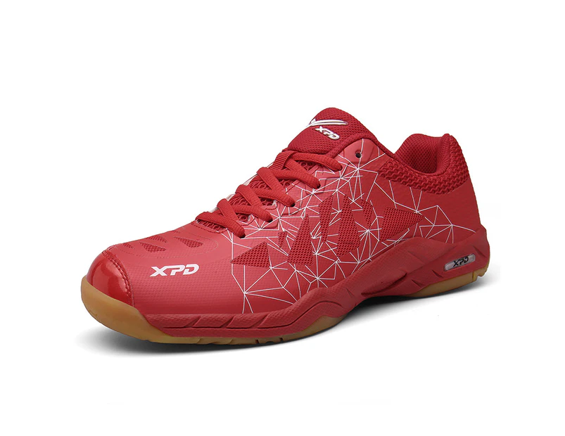 High-Quality Professional Sports Shoes Low-Top Men'S Tennis Shoes Comfortable Badminton Shoes For Men And Women, Men Red