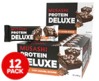 12 x Musashi Deluxe Protein Bar Choc Caramel Brownie 60g