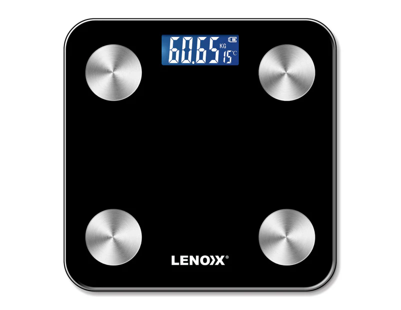 Lenoxx AiLink Smart Scale - Black/Silver