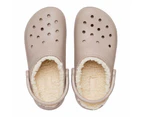 Crocs Classic Lined Clogs - Mushroom/Bone