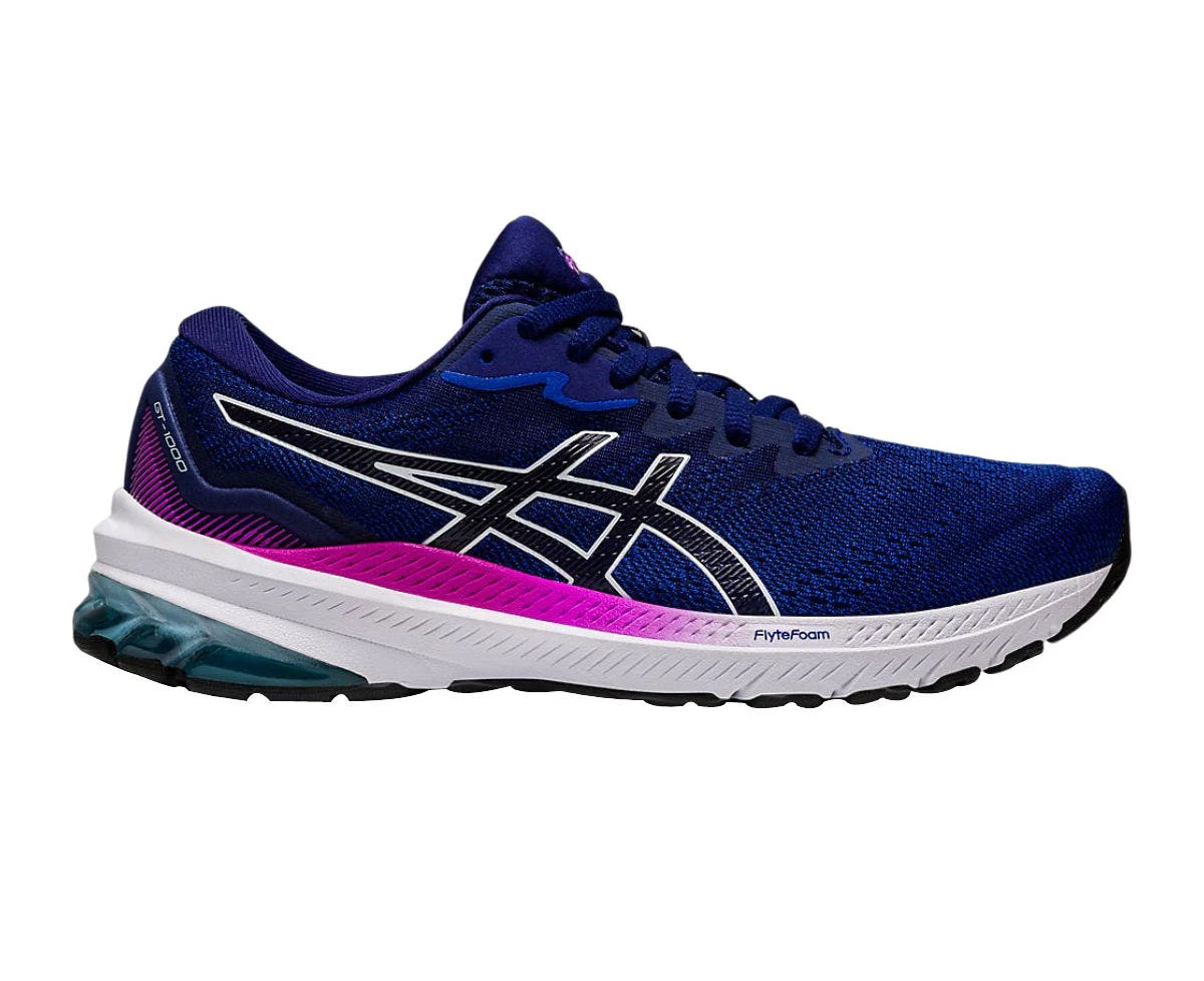 ASICS Women's GT-1000 11 Running Shoes (Lapis Lazuli Blue/Soft Sky)