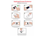 Hydrogel Screen Protector for All iPhone (12 Pro Max Mini SE 11 Pro Max XS Max XR X 8 7 6) - iPhone 8 Plus, Double Pack