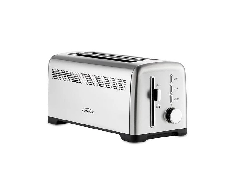 Sunbeam Long Slot 4-Slice Toaster - Stainless Steel