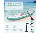 Costway 11' Inflatable Stand Up Paddle Board SUP Surfboard  Kayak Paddleboard Outdoor Water Sports w/Aluminum Paddle Pump
