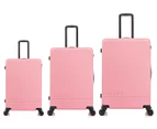 Atlas Enduro 3-Piece Hardcase Luggage/Suitcase Set - Pink