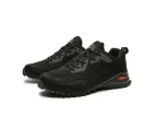 Amoretu Mens Fashion Sneaker Breathable Trail Running Shoes-Black