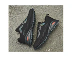 Amoretu Mens Fashion Sneaker Breathable Trail Running Shoes-Black