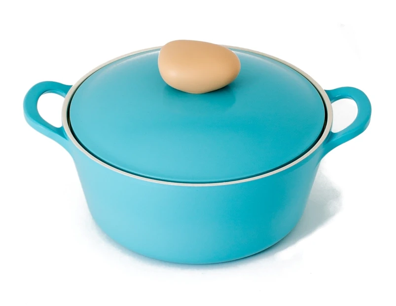 Neoflam Retro 22cm Stockpot Induction with Die-Cast Lid - Mint