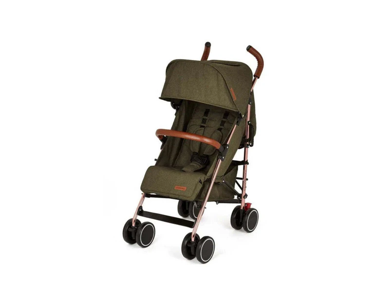 Ickle Bubba Baby/Infant Discovery Max Pram Outdoor Stroller Rose Gold/Khaki