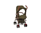 Ickle Bubba Baby/Infant Discovery Max Pram Outdoor Stroller Rose Gold/Khaki