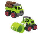 Construct It Build-ables 2-in-1 Forestry Vehicle Set