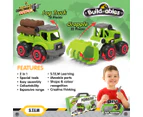 Construct It Build-ables 2-in-1 Forestry Vehicle Set