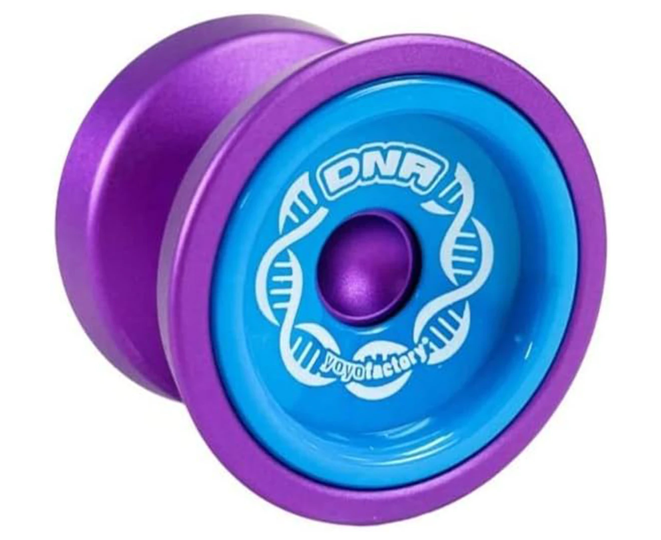 YoYoFactory DNA Cap Yo-Yo Toy - Purple/Aqua