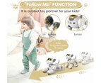 Robot Dog Toys for Girls Interactive Dog Toys FollowMe Robot Toys Intelligent Toy Dog with Singing Dancing -Gold