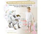 Robot Dog Toys for Girls Interactive Dog Toys FollowMe Robot Toys Intelligent Toy Dog with Singing Dancing -Gold