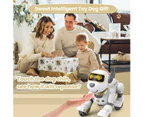 Robot Dog Toys for Girls Interactive Dog Toys FollowMe Robot Toys Intelligent Toy Dog with Singing Dancing -Gold