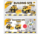 Construct It Build-ables 2-in-1 Building Site Vehicle Set