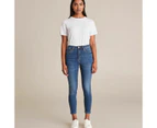 Target Sophie Skinny High Rise Crop Length Denim Jeans - Blue