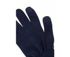 Mountain Warehouse Womens Magic Touch Screen Glove Lightweight Ladies Gloves - Navy