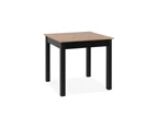 Coburg Dining Table Modern Extendable 80-120cm Dining Furniture oak and black