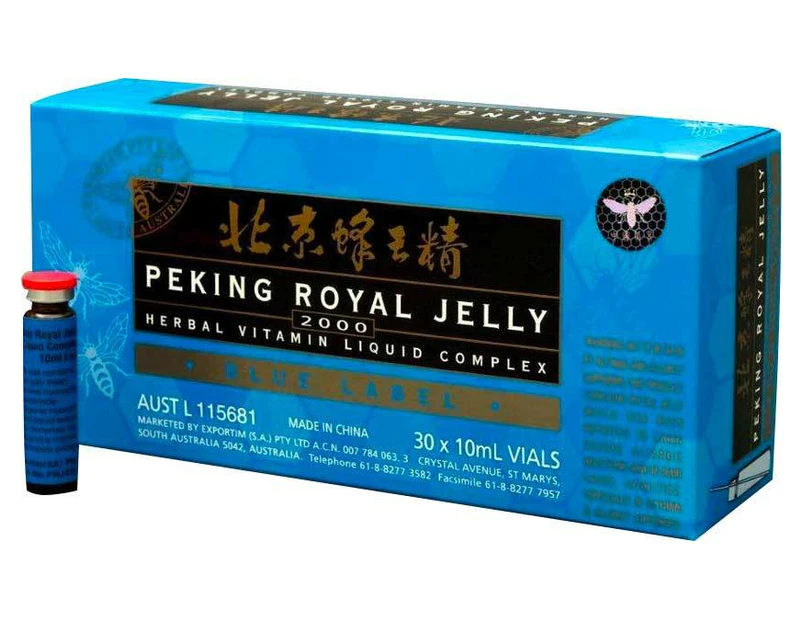 Peking Royal Jelly 2000 Blue 30 x 10ml
