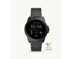 Fossil Gen 5E Smart Watch 44mm Black Stainless Steel Android Wear OS iOS FTW4056