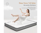 Advwin Single 20CM Mattress Memory Foam Bed 7 Zone Pillow Top Pocket Spring Medium Firm
