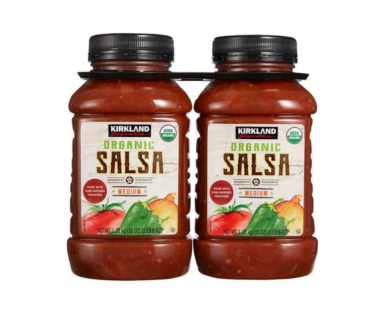 Kirkland Signature Organic Salsa 2 x 1.08KG