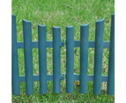 vidaXL 17 pcs Lawn Dividers 10 m Green