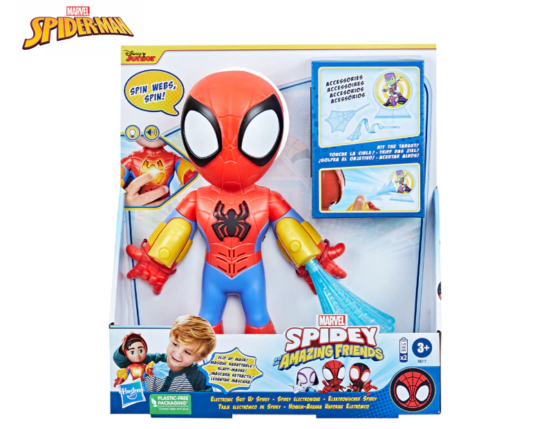 Marvel Spidey & His Amazing Friends: Electronic Suit Up Spidey Toy