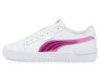 Puma Youth Girls' Jada Holo Sneakers - White/Pink/Silver