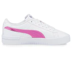 Puma Youth Girls' Jada Holo Sneakers - White/Pink/Silver
