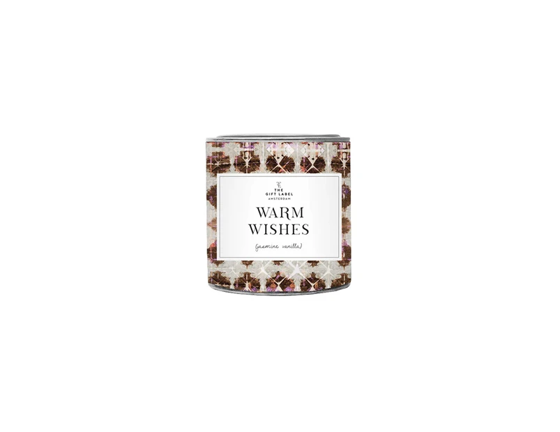 Warm Wishes Candle Tin Small - Jasmine Vanilla