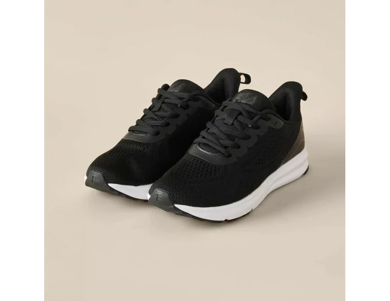 Youth Kids Fila Varese Runner - Black