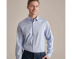 Preview Long Sleeve Non Iron Business Shirt - Blue