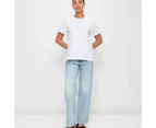 Target Australian Cotton Classic Crew Neck T-Shirt - White