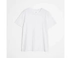 Target Australian Cotton Classic Crew Neck T-Shirt - White