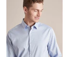 Preview Long Sleeve Non Iron Business Shirt - Blue