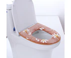 Universal Floral Toilet Seat To Keep Your Toilet Warm And Comfortable, Warm Toilet Seat,Gray