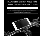 Aluminum Cell Phone Holder Mount Handlebar Holder For Motorcycle Bike Bracket -Black