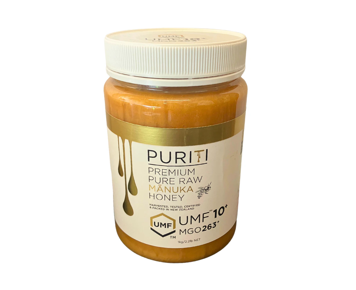 Puriti Premium Pure Raw Manuka Honey UMF 10+ MGO 263+ 1kg