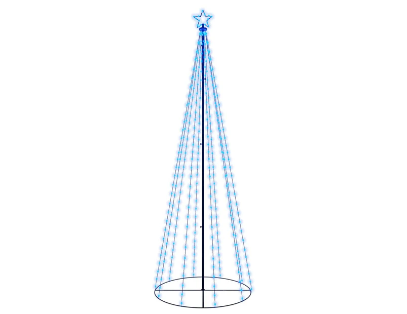 Christmas Cone Tree Blue 310 LEDs 100x300 cm