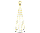 Christmas Cone Tree Warm White 108 LEDs 70x180 cm